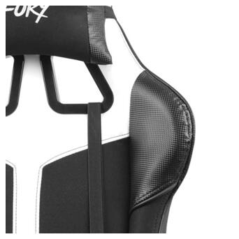 Ігрове крісло Gaming Chair Fury Avenger XL, 60мм, Black-White (NFF-1712) фото №56