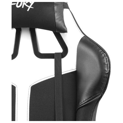 Ігрове крісло Gaming Chair Fury Avenger XL, 60мм, Black-White (NFF-1712) фото №58