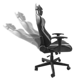 Ігрове крісло Gaming Chair Fury Avenger XL, 60мм, Black-White (NFF-1712) фото №31