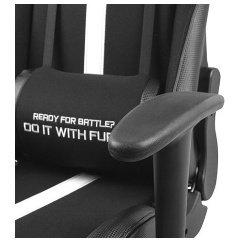 Ігрове крісло Gaming Chair Fury Avenger XL, 60мм, Black-White (NFF-1712) фото №53