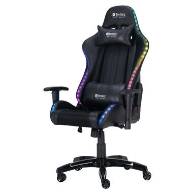 Крісло ігрове Sandberg Commander Gaming Chair RGB 4 клас, 150 кг (640-94) фото №1