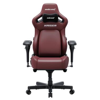 Кресло игровое Anda Seat Kaiser 4 V2 PVC Size XL Maroon (AD12YDDC-XLL-20-A-PV/C-03) фото №1