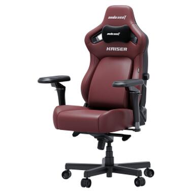 Кресло игровое Anda Seat Kaiser 4 V2 PVC Size XL Maroon (AD12YDDC-XLL-20-A-PV/C-03) фото №3