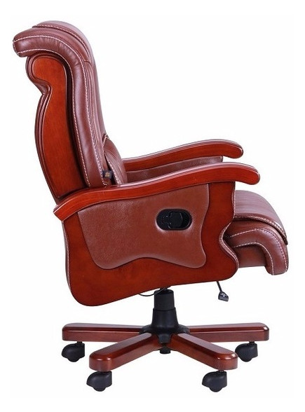 Кресло AMF Монреаль кожа Коричневая (675-B+PVC) фото №3