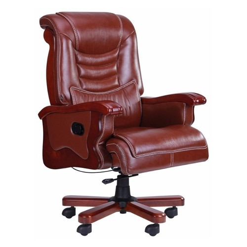 Кресло AMF Монреаль кожа Коричневая (675-B+PVC) фото №1