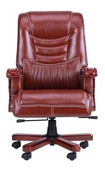 Кресло AMF Монреаль кожа Коричневая (675-B+PVC) фото №2