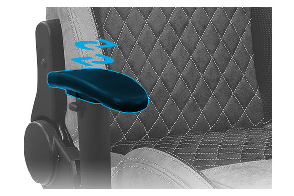 Крісло для геймерів AeroCool Duke Steel Blue фото №13