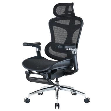 Офисное кресло Sihoo DORO C300 Pro Mesh Black with (DORO-C300-PRO-M101-JT) фото №4