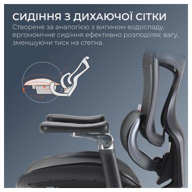 Офисное кресло Sihoo DORO C300 Pro Mesh Black with (DORO-C300-PRO-M101-JT) фото №11