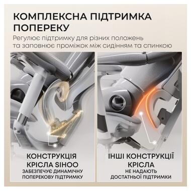 Офисное кресло Sihoo DORO C300L Mesh White with foo (DORO-C300L-A3-102-JT) фото №11