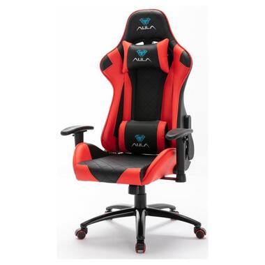 Крісло для геймерів Aula F1029 Gaming Chair Black/Red (6948391286181) фото №3