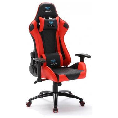 Крісло для геймерів Aula F1029 Gaming Chair Black/Red (6948391286181) фото №2
