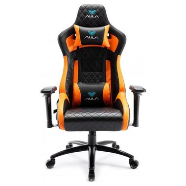 Крісло для геймерів Aula F1031 Gaming Chair Black/Orange (6948391286211) фото №1