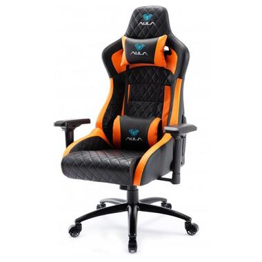 Крісло для геймерів Aula F1031 Gaming Chair Black/Orange (6948391286211) фото №2