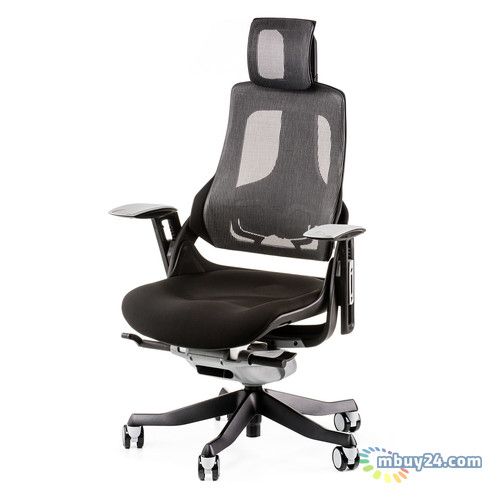 Офісне крісло Special4You WAU Black/Grey (E0789) фото №5