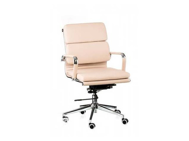 Офісне крісло Special4You Solano 3 artleather E4817 beige фото №2