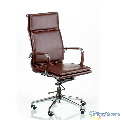 Офісне крісло Special4You Solano 4 artleather brown (E5227) фото №7