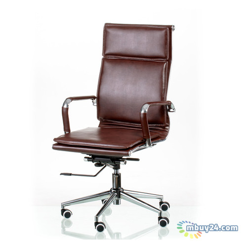 Офісне крісло Special4You Solano 4 artleather brown (E5227) фото №1