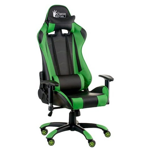 Офісне крісло Special4You ExtremeRace black/green фото №1