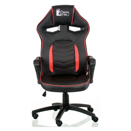 Офісне крісло Special4You Nitro black/red фото №2