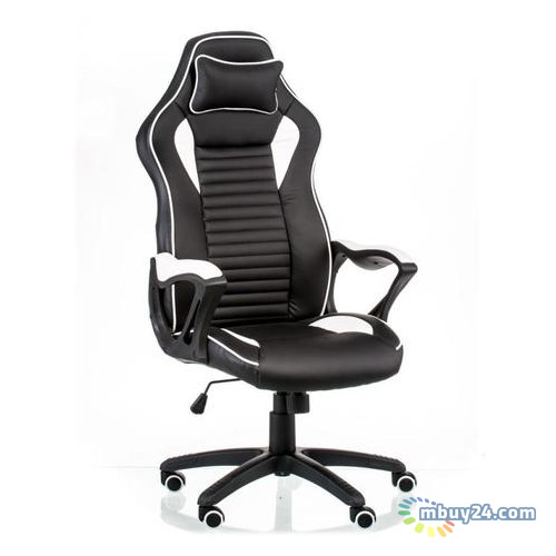 Кресло офисное Special4You Nero Black/White (E5371) фото №7