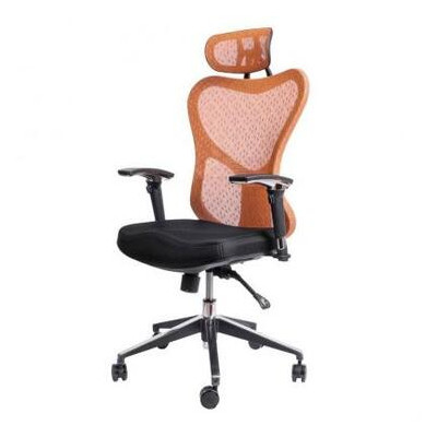 Офісне крісло Barsky Butterfly Black/Orange (Fly-01) фото №1