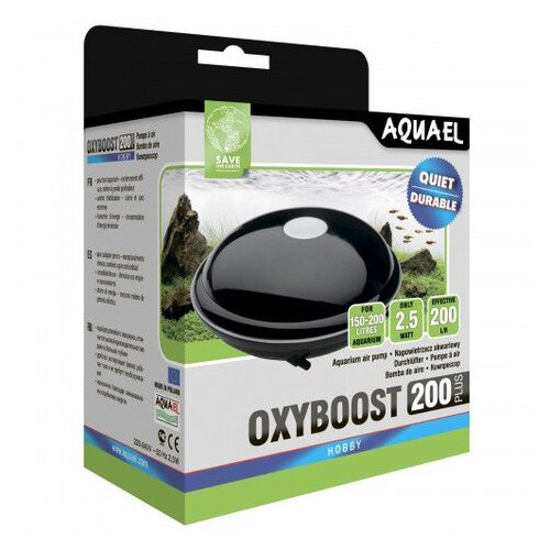 Компресор Aquael Oxyboost APR-200 Plus для акваріума 150-200 л (147821) фото №1