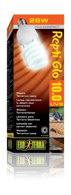 Лампа Hagen Repti Glo 10.0/26W=UVB150 Е27 фото №1