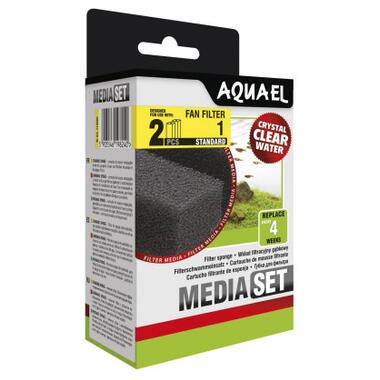 Наповнювач для акваріумного фільтра AquaEl Media Set Standard губка для фільтра Fan-1 Plus 2 шт. (5905546198240) фото №1