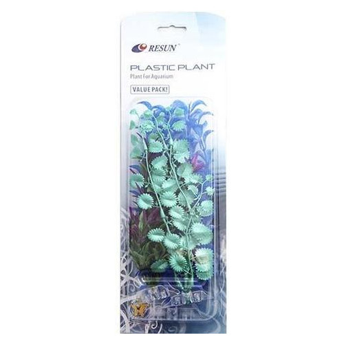 Набір акваріумних рослин Resun Plk 132, пластик, 3 шт (66069) фото №1
