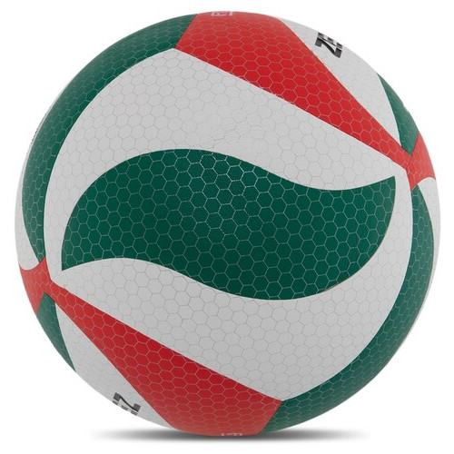 М'яч волейбольний Zelart VB-9000 №5 Біло-зелено-червоний (57363025) фото №3