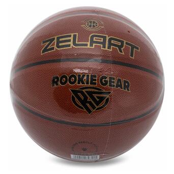 М'яч баскетбольний Zelart Rookie Gear GB4430 №7 Коричневий (57363049) фото №6