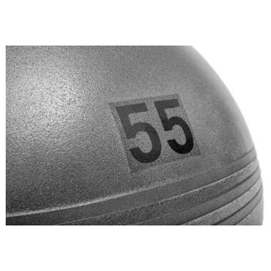 М'яч для фітнесу Adidas Gymball ADBL-11245GR Сірий 55 см (885652008518) фото №4