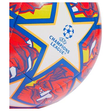 М'яч для футболу Adidas UCL Training біло-червоний IN9332 3 (M-13557617) фото №3