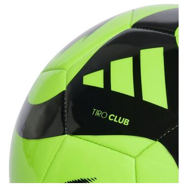 М'яч для футболу Adidas Tiro Club зелений HZ4167 5 (M-13508982) фото №4