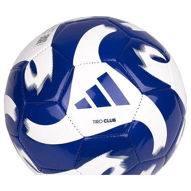 М'яч для футболу Adidas Tiro Club синьо-білий HZ4168 4 (M-13876535) фото №3