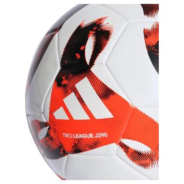 М'яч для футболу Adidas Tiro Junior 290 League біло-червоний HT2424 4 (M-13504704) фото №4