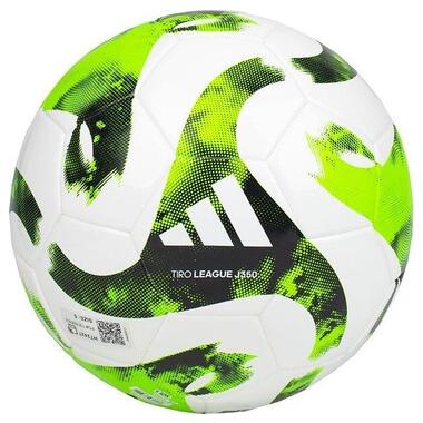 М'яч для футболу Adidas Tiro Junior 350 League біло-зелений HT2427 5 (M-13503311) фото №1