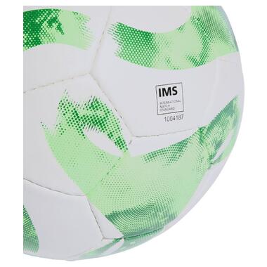 М'яч для футболу Adidas Tiro Match біло-зелений HT2421 4 (M-13506167) фото №3
