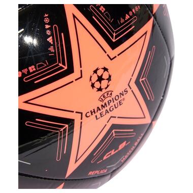 М'яч для футболу Adidas UCL Club чорний та помаранчевий IX4064 3 (M-13821381) фото №4