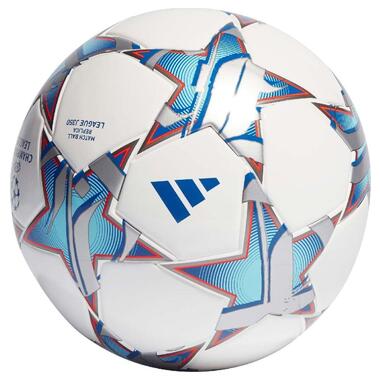 М'яч для футболу Adidas UCL Junior 350 League 23/24 Груповий етап для дітей біло-синій IA0941 4 (M-13512220) фото №2