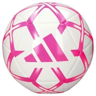 М'яч для футболу Adidas Starlancer Club біло-рожевий IP1646 4 (M-13558902) фото №1