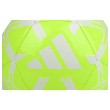 М'яч для футболу Adidas Starlancer Club жовто-білий IT6383 3 (M-13558896) фото №2