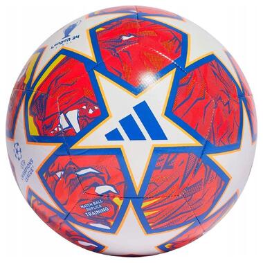 футбольний М'яч UEFA Champions League тренувальний біло-червоний розмір 5 (M-13229271) фото №1