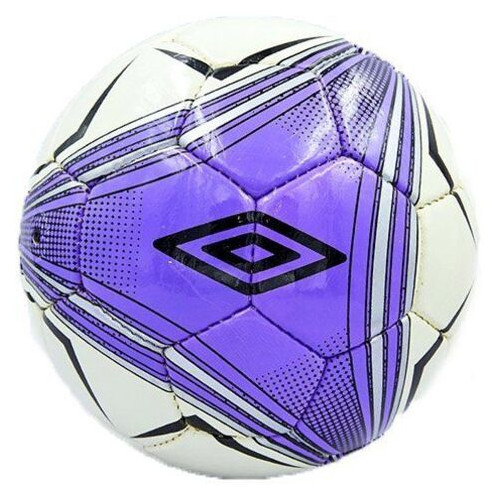 М'яч футбольний DX UMB FB-5425 №5 Білий-світло-фіолетовий (57429145) фото №1