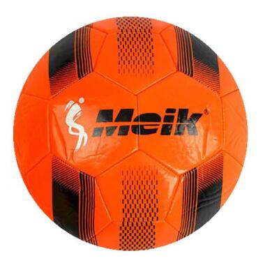 М'яч футбольний №5 лакований Meik, помаранчевий (C55983) фото №1