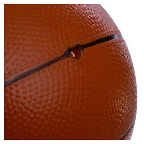 М'яч гумовий Legend Баскетбольний BA-1905 Коричнево-чорний (59430002) фото №2