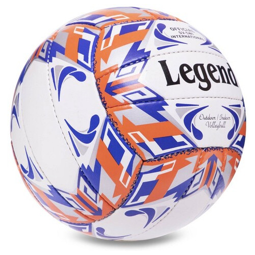 М'яч волейбольний Legend VB-3125 №5 Біло-синьо-жовтогарячий (57430033) фото №2