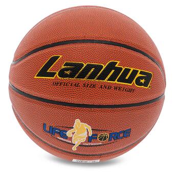 М'яч баскетбольний Lanhua Life Force BA-9284 №7 Помаранчевий (57573007) фото №1