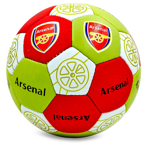 М'яч футбольний Ballonstar Arsenal FB-0047-108 №5 Червоно-жовтий (57566003) фото №1